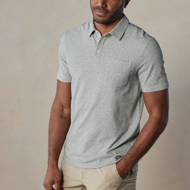 Men's Lapel Short-sleeved T-shirt Polo Shirt